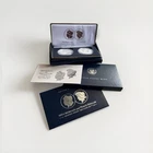 Morgan and Peace Dollar 2024-S Reverse Proof Two-Coin Set OGP COA