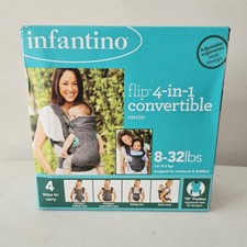 Infantino Flip Advanced 4-in-1 Convertible Carrier Gray