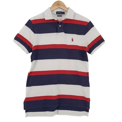 Polo Ralph Lauren Vintage Polohemd Gestreift Golf Id6 Größe S - Bild 1 von 4