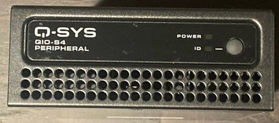 QSC Q-SYS QIO-S4 Network I/O Expander In Open Box Never Used