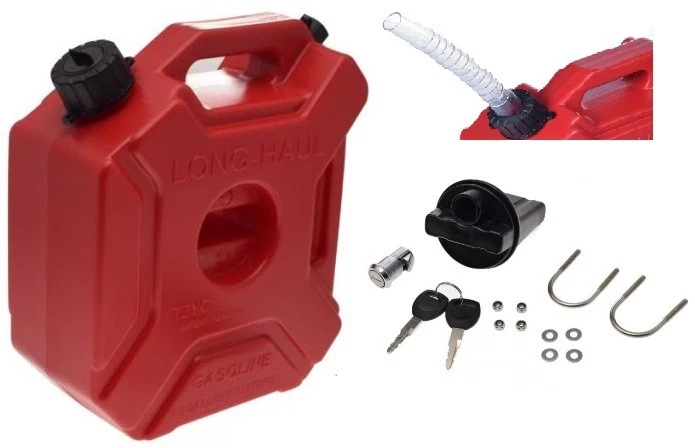 Bidon d'essence 5L plastique + kit de montage ATV BASHAN LINHAI CF MOTO ODES ... - Photo 1/1