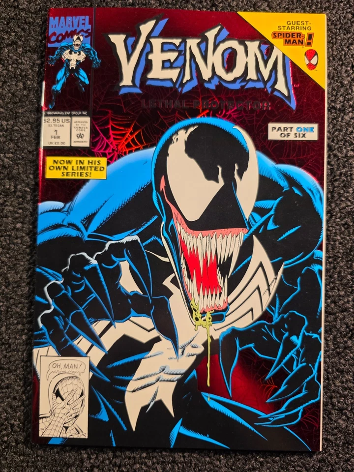 VENOM LETHAL PROTECTOR 1 2 3 4 5 6 NEWSTAND Complete SET Spider-man Carnage KEYS - Image 2 of 4
