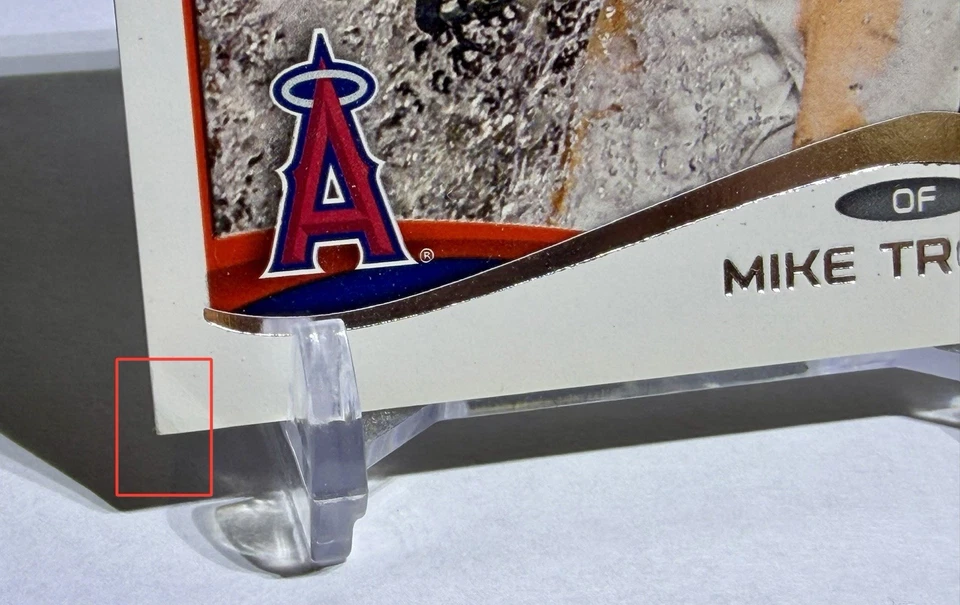 2014 Topps Mike Trout SP Variation #1 Gatorade Bath Angels - Image 4 of 4