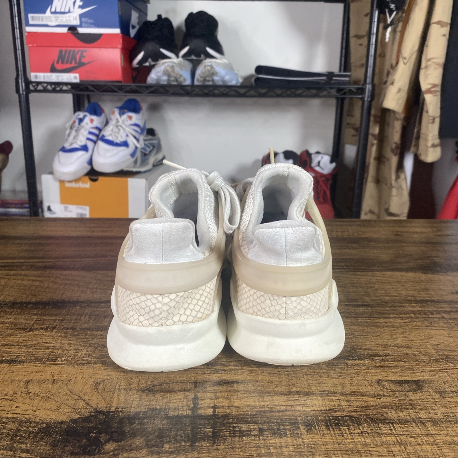 Adidas Originals EQT Support Off White Running Shoes Chalk White Size 6 image 4