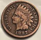 1897 Indian Head Cent Penny G BN Philadelphia Mint BN303