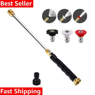 #ad Multi Functional Hydro Jet Power Washer Wand with Quick Connect and Nozzles $30.39
