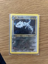 Pokémon TCG Steelix Neo Genesis Holo Rare Card 15/111