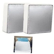 2 Pack RV Vent Insulator RV Skylight Cover with Reflective 2 pack 14 * 14 * 3"