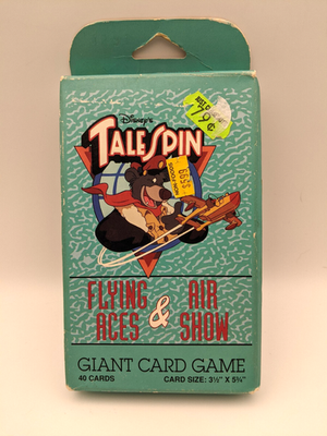 Disney Tale Spin Giant Card Game Flying Aces & Air Show Sealed | eBay