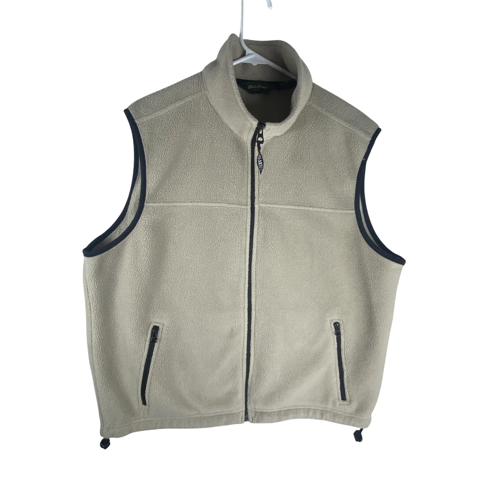 Eddie Bauer Vest Mens Large Beige Polartec Fleece Full Zip Pockets Outdoor Warm
Opens in a new windo