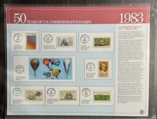 1983 USPS First Day Covers Commemorative Stamp Booklet Page-24 MNH Stamps-FDC