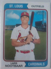 2023 Topps Heritage Baseball Lars Nootbaar #35 St. Louis Cardinals