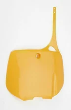 UFO Plastics Front Number Plate - 97 KTM Orange Motorcycle Street Bike Dirt Bike