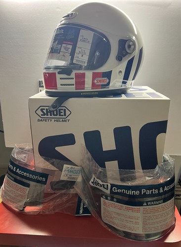 BNWT Shoei Glamster Full Face Helmet Size M 57cm Japan Asian Size With Extra - Picture 2 of 8