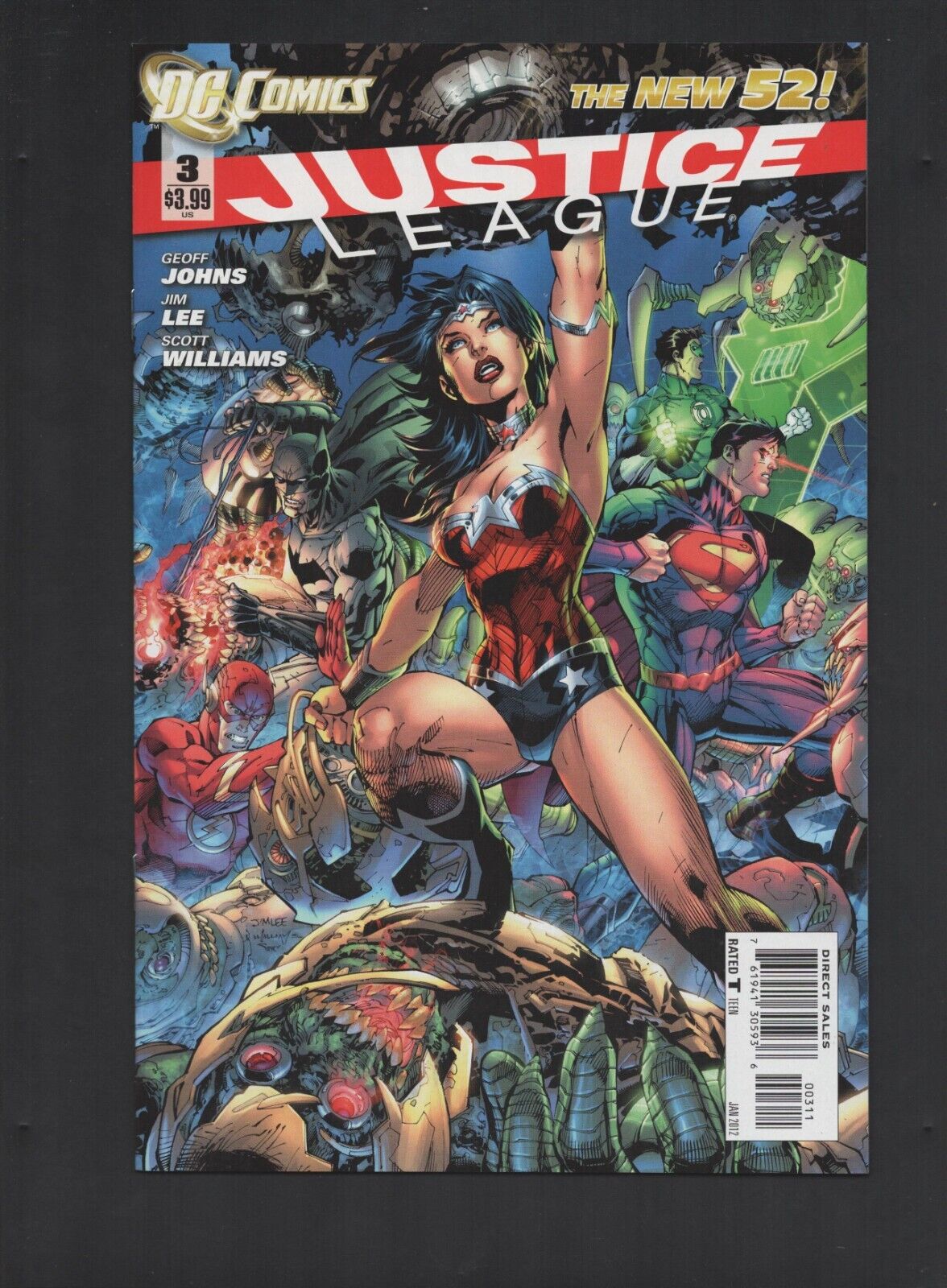 DC Comics Justice League January 2012 NO#3 Comic Book Comics The New 52