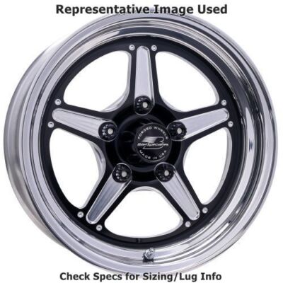 Billet Specialties S0856 Street Lite 15'' x 4'' Wheel - Black Machined