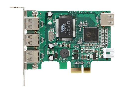 StarTech PEXUSB4DP 4 Port PCI Express Low Profile High Speed USB Card - PCIe USB - Picture 3 of 5