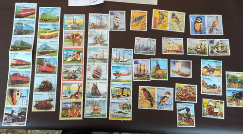 APC 4387 Paraguay 52 stamps 1960-1970s used