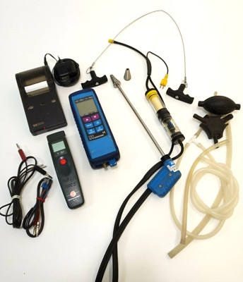 Eurolyzer  Exhaust Gas Analysis Computer with Europrinter + Testo Quicktemp + Accessories