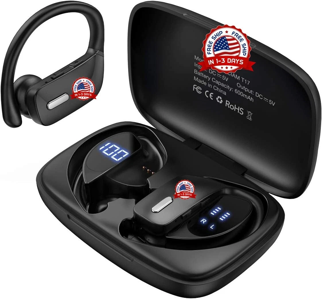 Aud fonos Inal mbricos Bluetooth Auriculares Con Micr fono Y Estuche De Carga