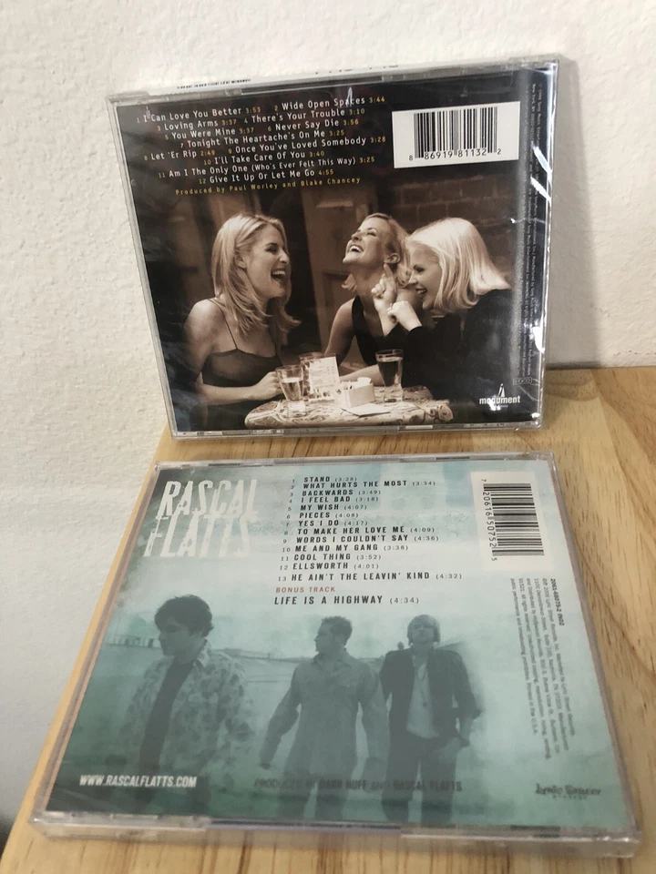 2 New Country Music CDs Dixie Chicks Wide Open Spaces Rascal Flatts Me & My Gang - image 4 of 4