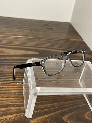 Ray-Ban Optics RB1531-3529 Kids Polished Black On Transparent Eyeglasses Frame