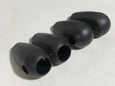 Ab Lounge Sport Seat Hinge Pivot Parts Set of 4 Black Plastic Great Condition