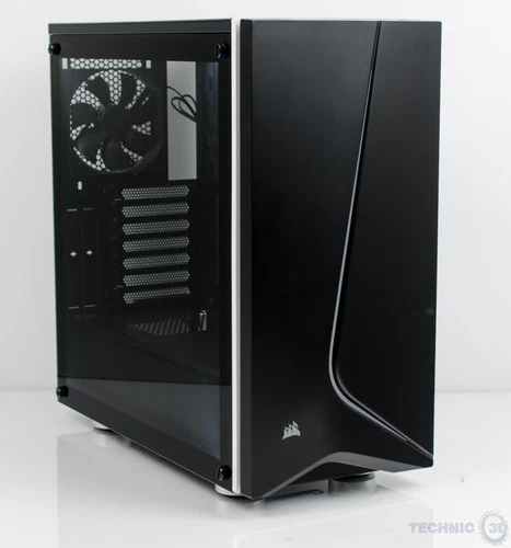 Corsair Carbide Spec 06 RGB Gehäuse ATX Midi Tower Glas USB Lüfter Gaming