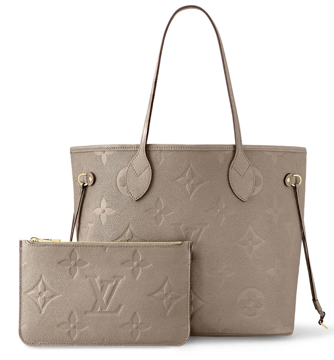Louis Vuitton Neverfull Tote MM Dune Empreinte Monogram M45686 