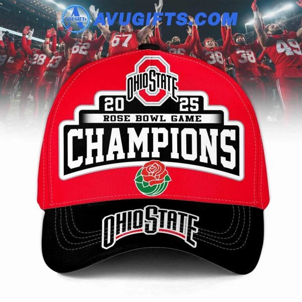 Oh.io Stat.e 2025 Rose Bowl Game Champions For Fans Baseball Cap