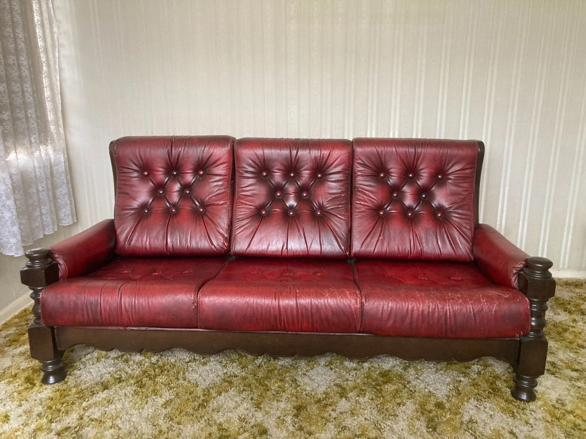 Second hand moran leather lounges outlet