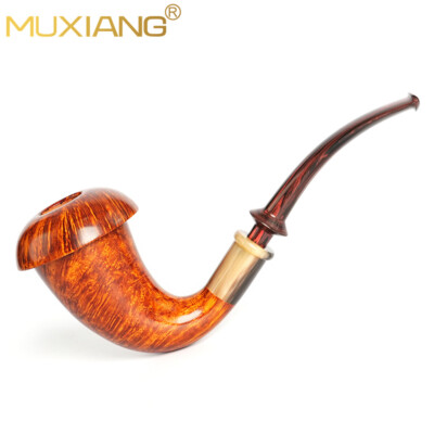 Traditional Gourd Sherlock Holmes Style Pipe Classic Briar Wooden Tobacco Pipe