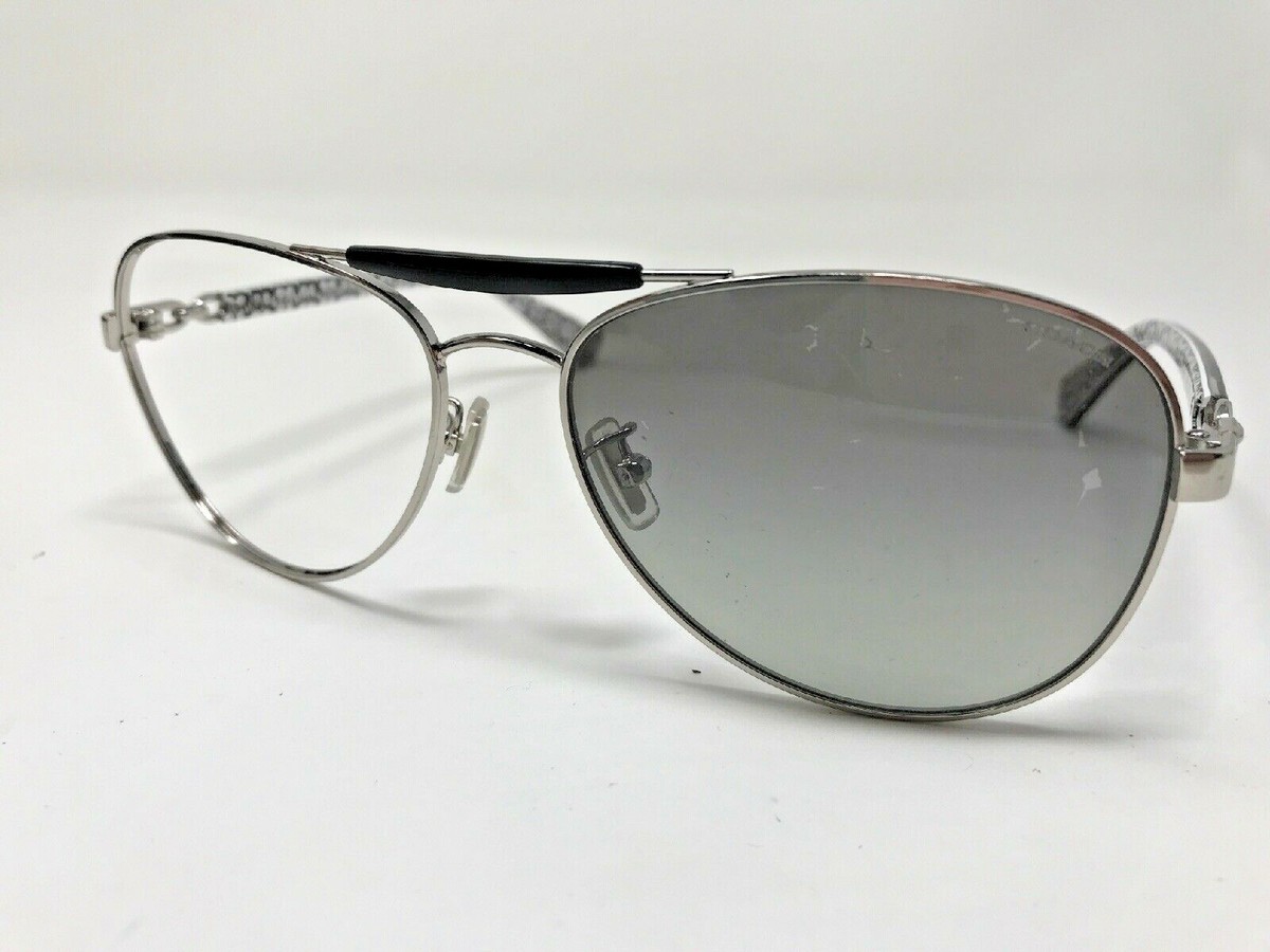 Coach Silver Aviator Sunglasses HC7179 CAE81 Sunglasses - Coach Authorized Retailer  main image 2