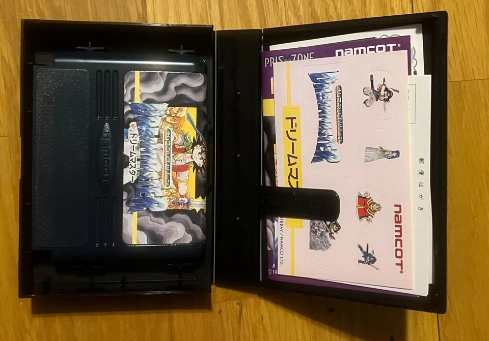 Dream Master Famicom Namco Nintendo Japan Complete w/ Stickers Inserts - Image 3 of 4