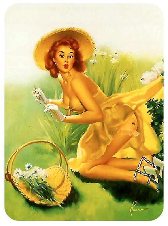 Vintage Pinup Girl Decal Sticker for Custom Decor