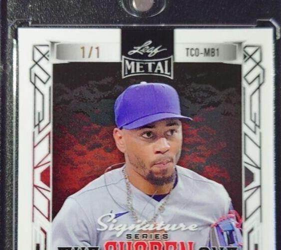Leaf 2024 Mookie Betts Autographed Card Los Angeles Dodgers