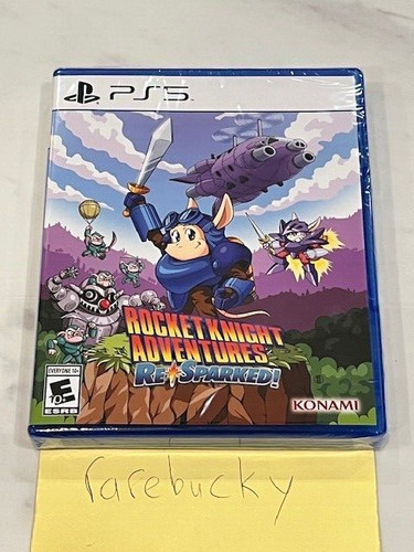 Rocket Knight Adventures Re-Sparked (PS5 Playstation 5) NEW SEALED MINT LRG!