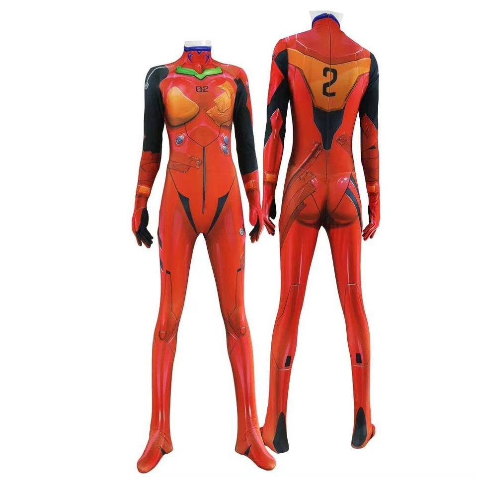 Anime Cosplay Battle Bodysuit Neon Genesis Evangelion - Image 2 of 4