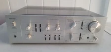 Vintage Toshiba SB 420 Stereo Integrated Amplifier Amp W/ Phono Works Exct 