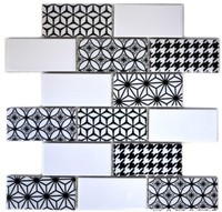 Keramikmosaik Grau Fliesenspiegel Dusche Wand KüChe 26M-0103 | 10 Mosaikplatten