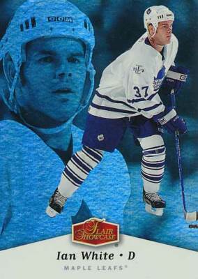 2006-07 Flair Showcase #90 IAN WHITE Rookie Card - Toronto Maple Leafs