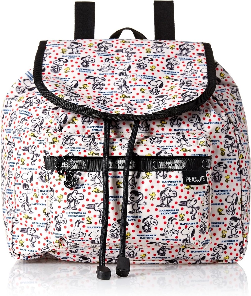 LeSportsac Classic Small Eddie Backpack peanuts snoopy Backpack