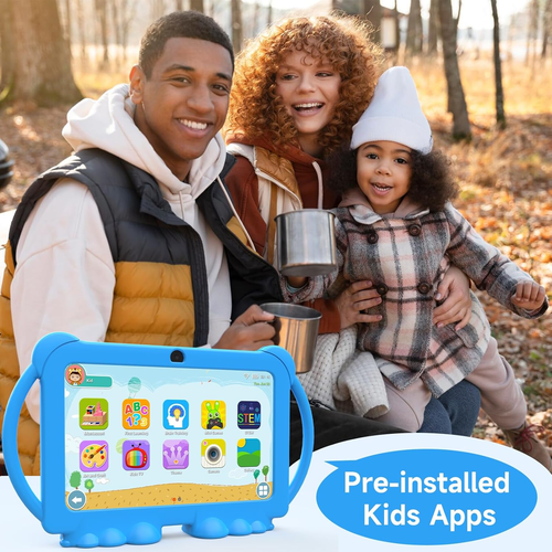 Tableta Niños 7" Android 12, 4GB RAM 32GB ROM, Control Parental, Azul. - Imagen 6 de 12