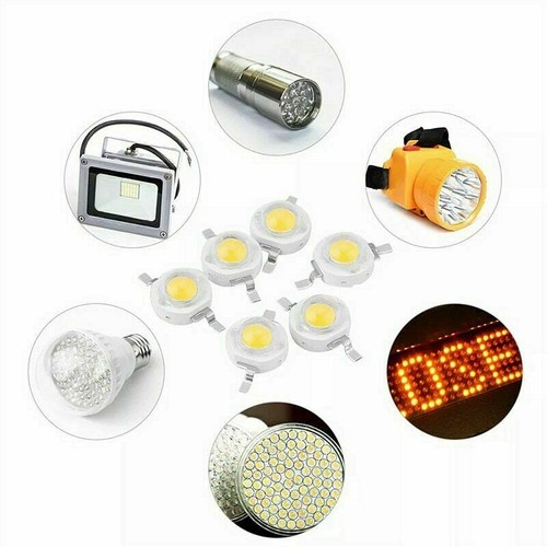 1W 3W Alta Potencia Luz LED Cuentas Lámpara Chip Blanco/Cálido Blanco/Rojo/Verde/Azul/RGB - Imagen 6 de 10