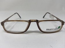 MARCOLIN EYEGLASSES FRAME ITALY CLASSIC LIGHT BROWN 714 879 52-19-140 DZ26