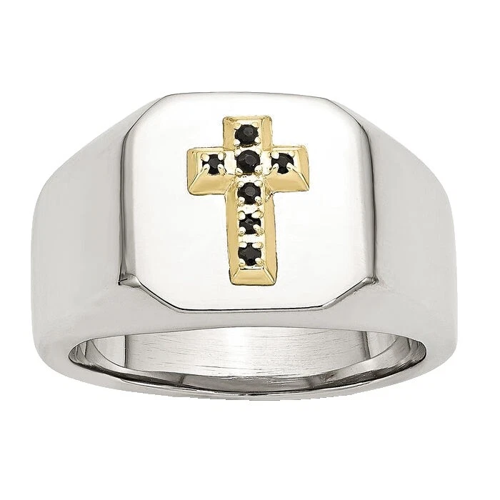 Piedra de sello de Acero Inoxidable Anillos de Moda