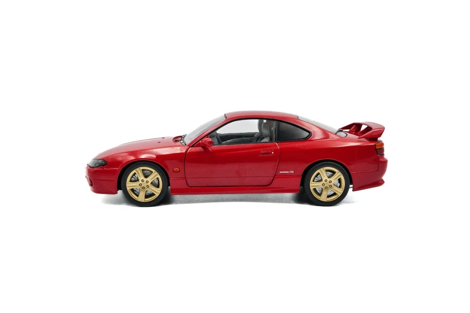 NISSAN SILVIA S15 Spec R Aero Flame Red 1999 Solido Die Cast 1/18 S1812202 - Immagine 3 di 4