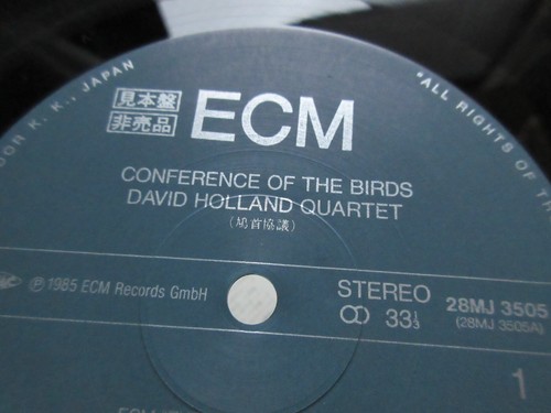 David Holland Conference Birds Japan Promo Vinyl LP Anthony Braxton 25MJ 3521 - Picture 6 of 6