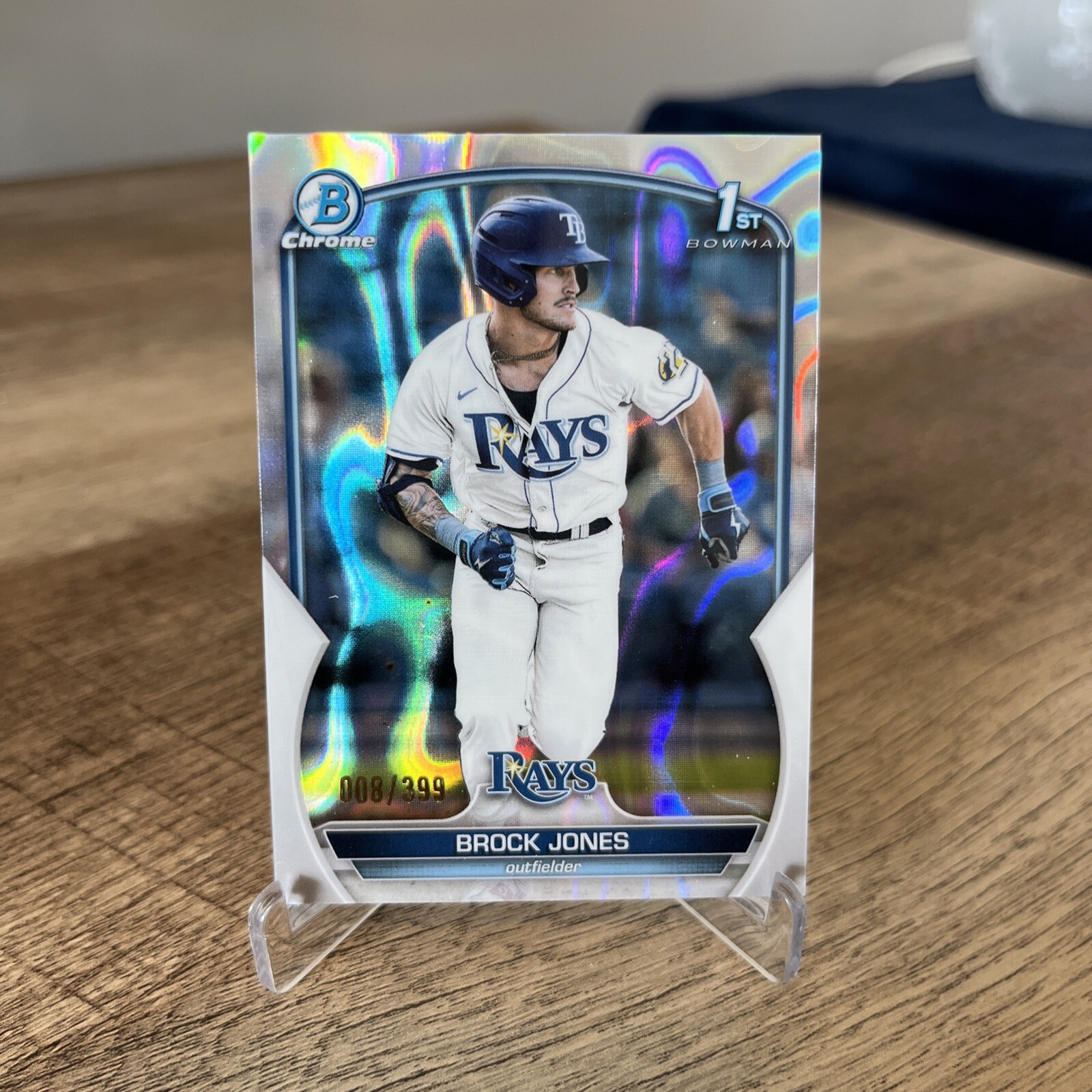 2023 Bowman Chrome 1st Lava Refractor Brock Jones /399 BCP-115