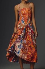NWT Anthropologie x Farm Rio Sleeveless Midi Dress Size XL